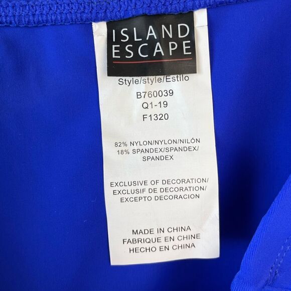 NWT Island Escape Swim Skirt Size 10 - Picture 3 of 4